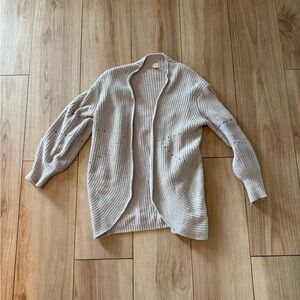 A Good Day Women's Gray Slouchy Cardigan